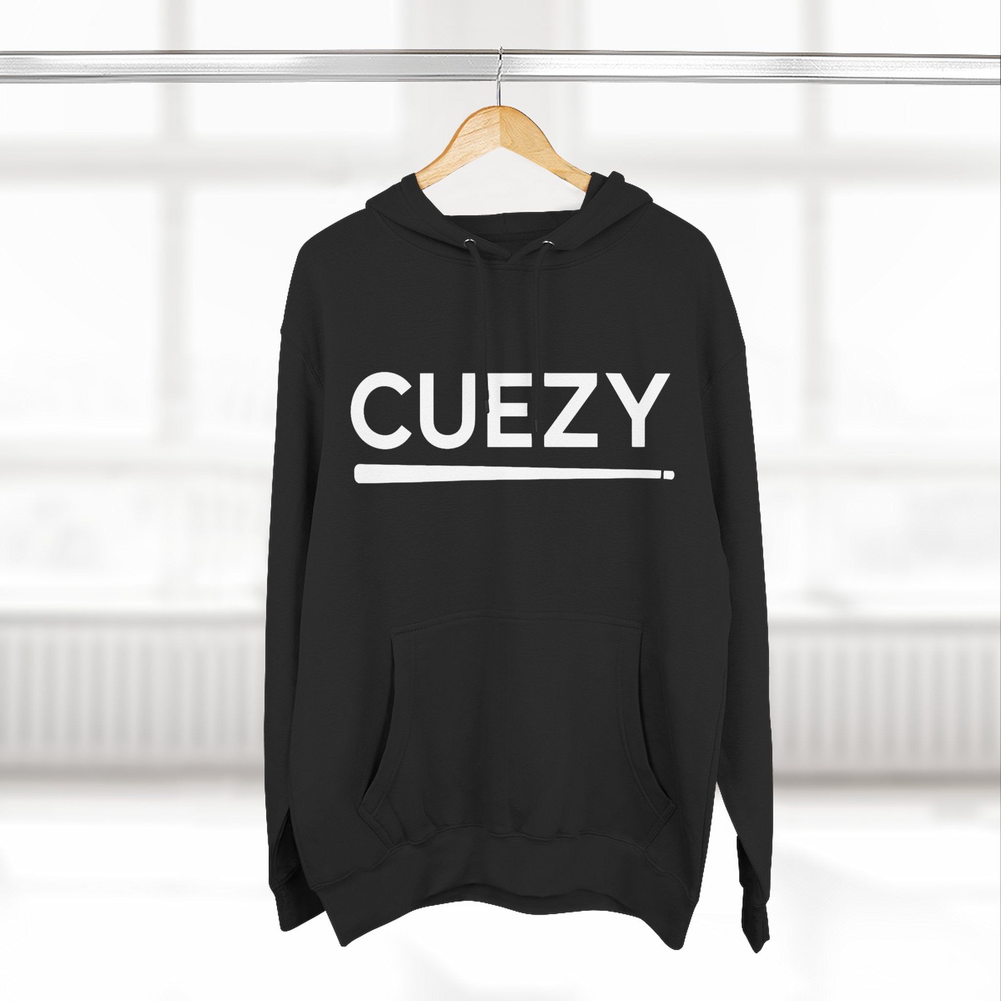Cuezy Co Logo Hoodie – Premium Fleece Streetwear | Cozy Unisex Hoodie, Perfect Gift for Pool Players & Everyday Comfort