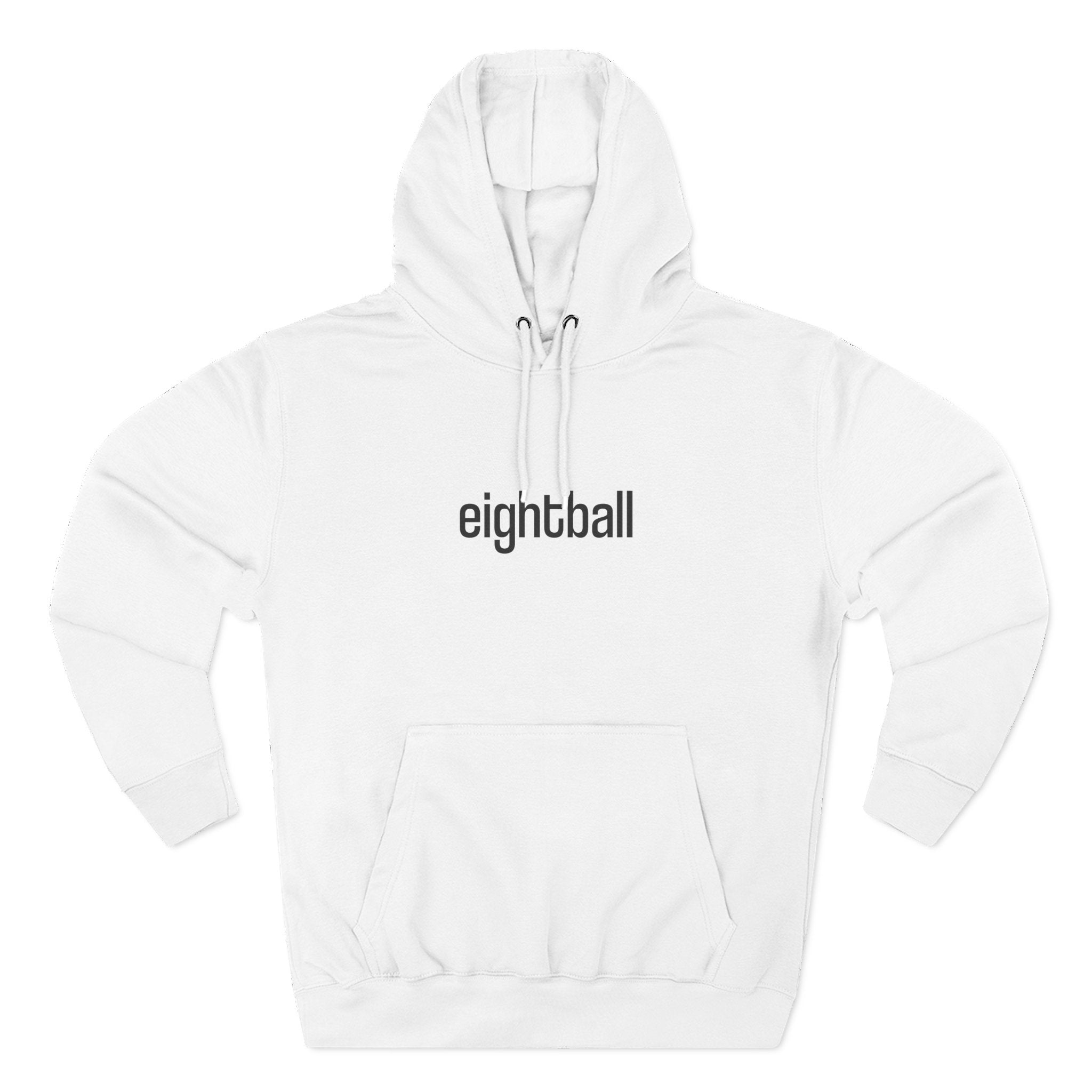 “eightball” Unisex Hoodie – Minimal Pool Lifestyle Sweatshirt