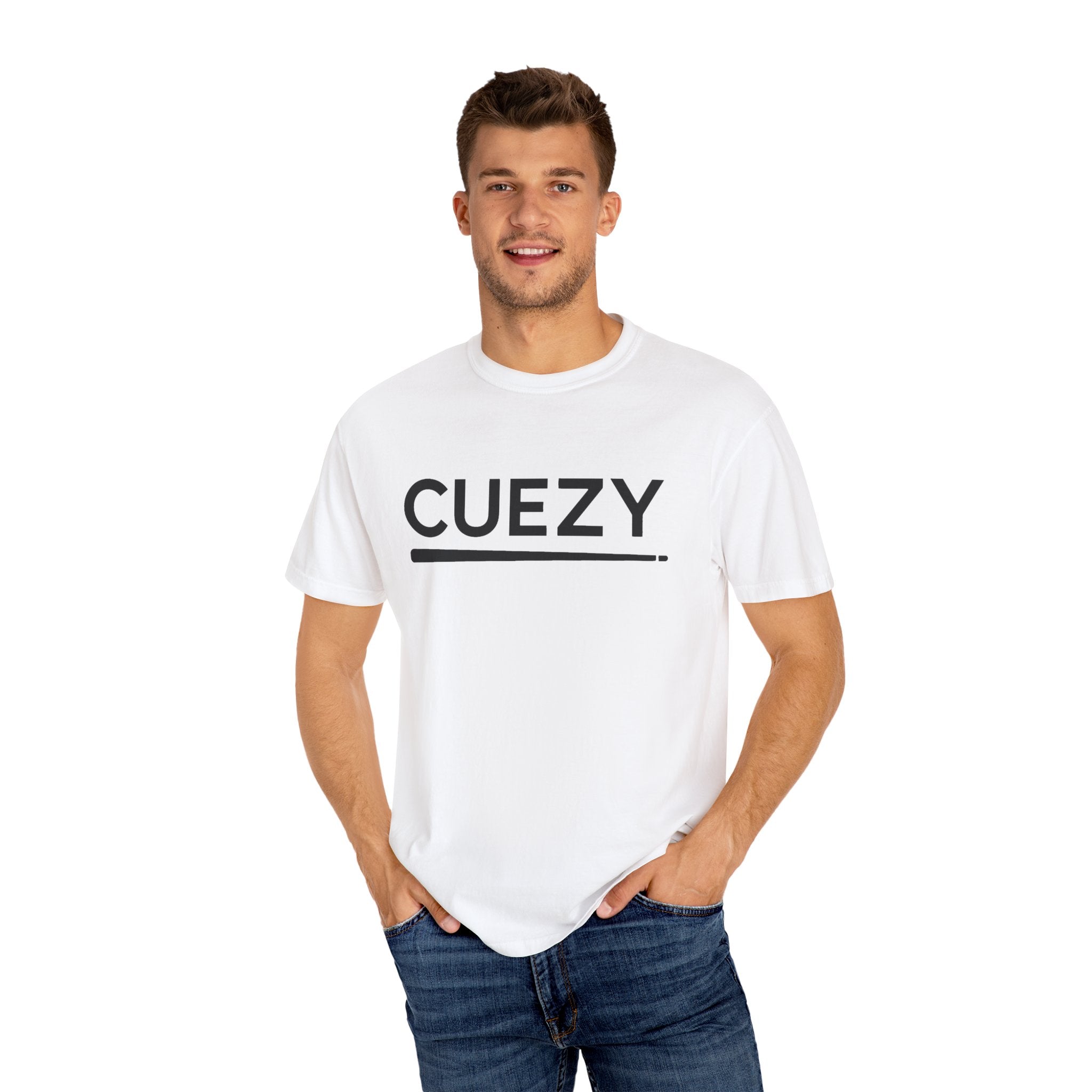 CUEZY Unisex Garment-Dyed T-shirt, Casual Tee, Gift for Friends, Comfortable Wear, Everyday Style, Summer Essential