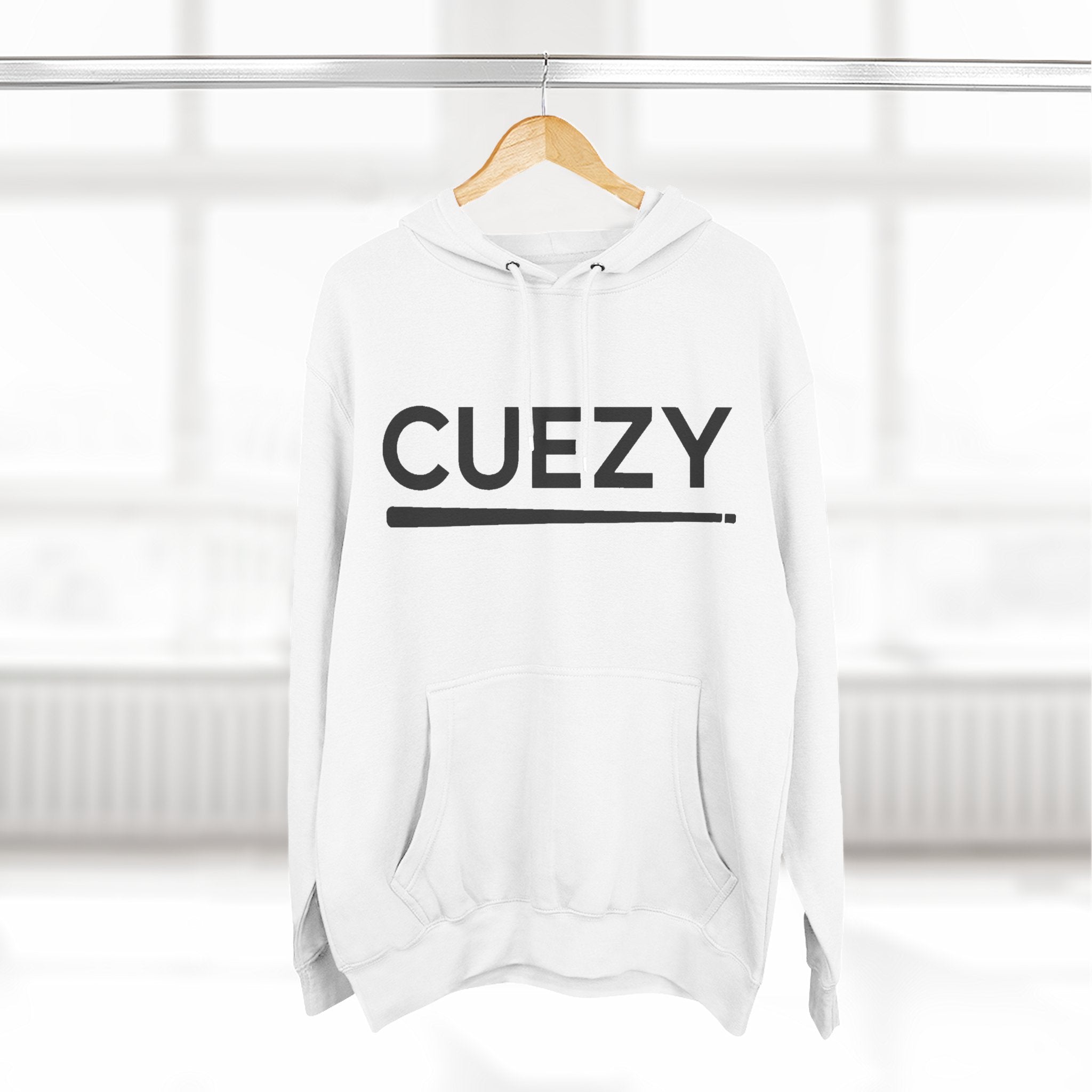 Cuezy Co Logo Hoodie – Premium Fleece Streetwear | Cozy Unisex Hoodie, Perfect Gift for Pool Players & Everyday Comfort