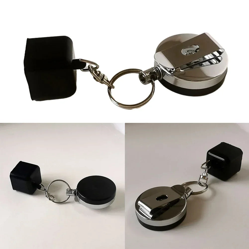 Retractable Pool Chalk Holder – Clip-On Belt Reel