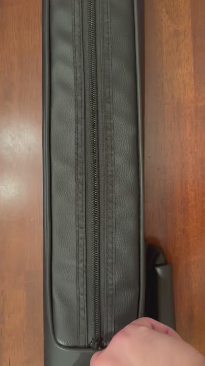 American Flag Pool Cue Holder – Holds Quarters, Chalk, and 4 Cues